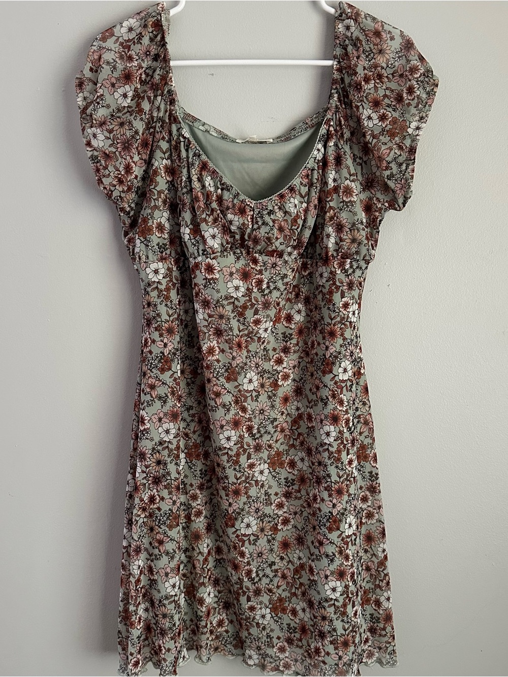 1x juniors or xl women’s Large L/XL floral mini dress ultra flirt